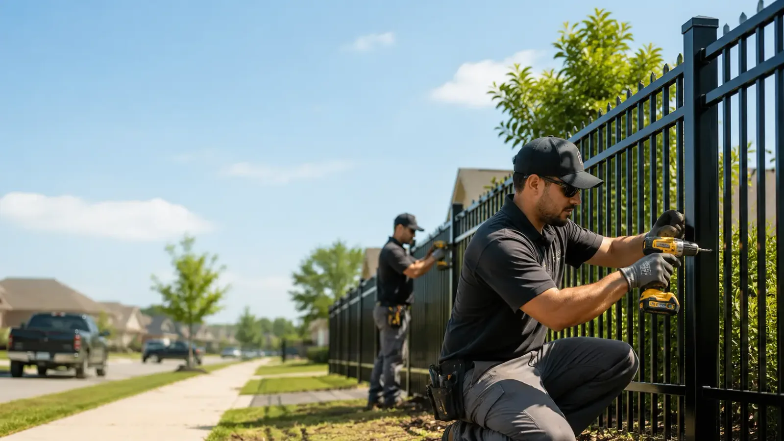 Metal Fence Installation in Tupelo, AR
